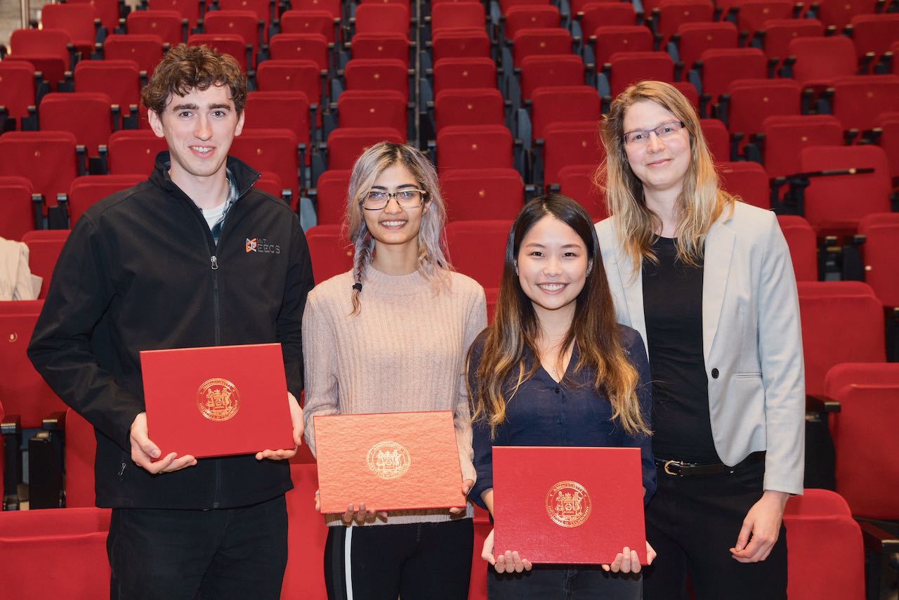 Photo At the MIT EECS Awards